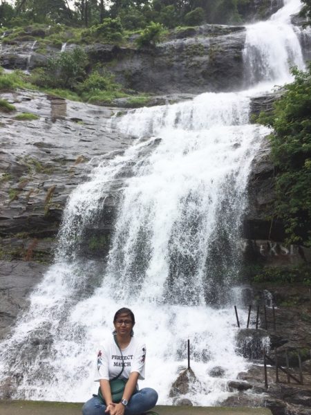 Falling water in Waterfall